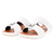 Mens Dual Strap Arabic Sandal White