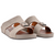 Mens  Dual Textured Strap Sandals Grey