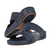 Mens Patterned Strap Arabic Sandals Navy