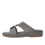 Mens Textured Buckle Detail Sandals Grey