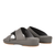 Mens Textured Buckle Detail Sandals Grey