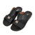 Mens Dual Textured Strap Sandals