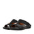 Mens Dual Textured Strap Sandals