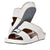 Mens Dual Textured Strap Arabic Sandals