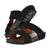 Mens  Dual Textured Strap Sandals