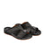 Mens Textured Arabic Sandal Black