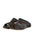 Mens Textured Arabic Sandal Black