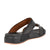 Mens Textured Arabic Sandal Black