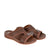 Mens Textured Arabic Sandal Brown