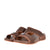 Mens Textured Arabic Sandal Brown