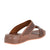 Mens Textured Arabic Sandal Brown