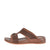 Mens Textured Arabic Sandal Brown