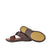 Mens Ferrini Slip-On Arabic Sandals Maroon