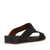 Mens Textured Buckle Detail Sandals Black