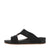 Mens Textured Buckle Detail Sandals Black