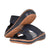 Mens Patterned Strap Arabic Sandals Navy