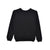 Womens Flower Embroidered Ribbed Sweatshirt