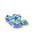 Kids Stitch Art Dual-Strap Sandals