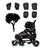 Kids Adjustable Roller Skates Black