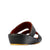 Faraj Fashion Mens Black Arabic Sandals Back View