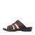Faraj Fashion Mens Brown Arabic sandals Side View
