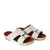 Faraj Fashion Mens White Arabic Sandals Angle View