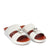 Ferrini Mens White Big Size Arabic Sandals Angle View