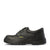 Foreman Mens Black Steel Toe Safety Shoes Side View