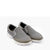 Freeze Mens Grey Slip On Walking Shoes Angle View