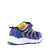 Freeze Sports Kids Navy Yellow Sneakers Back View