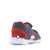 Happy Kids Kids Black Red Flex Double-Strap Sandals Back View