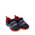 Happy Kids Kids Black Red Motion Lights Sneakers Angle View