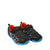 Happy Kids Kids Black Red Sneakers Angle View