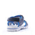 Happy Kids Kids Black Royal Blue Triple-Strap Sandals Back View