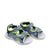Happy kids Kids Blue Green Secure Triple-Strap Sandals Angle View