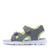 Happy Kids Kids Grey Green Flex Double-Strap Sandals Side View