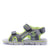 Happy kids Kids Grey Green Triple-Strap Sandals Side View