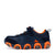 Happy Kids Kids Navy Orange motion light Sneakers Side View