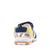 Happy Kids Kids Navy Yellow Fisherman-Style Sandals Back View