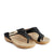 Memory Kids Black Girls Sandals Angle View