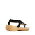 Memory Kids Black Girls Sandals Back View