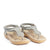 Memory Kids Grey Girls Sandals Angle View