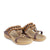 Memory Kids Maroon Girls Sandals Angle View