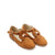 Memory Kids Tan Girls Buckle Sandals Angle View