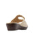 Memory Womens Offwhite Wedge Sandals Back View