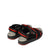 Outlander Mens Black Red Sandals Back View