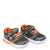 Rocky Sports Kids Black Orange LED Lights Shoes Angle View