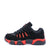 Rocky Sports Kids Black Red Sneakers Side View