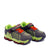 Rocky Sports Kids Grey Full Green Sneakers Angle View