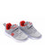 Rocky Sports Kids Grey Red Sneakers Angle View